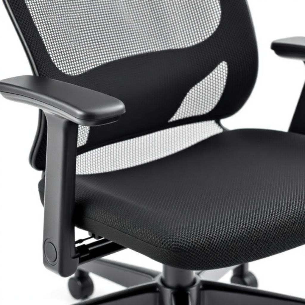 Cadeira Ergonómica com Encosto em Malha
