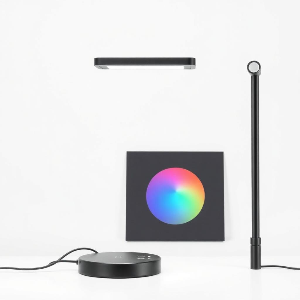 Candeeiro de Secretária LED com USB